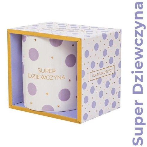 Kubek prezentowy Super Dziewczyna, Be-Happy Gifts
