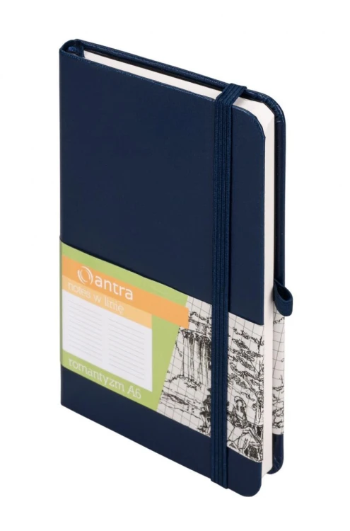 Notes A6 Linia Romantyzm Granat ANTRA, Antra