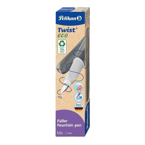 Pióro wieczne Twist Eco M szare, PELIKAN