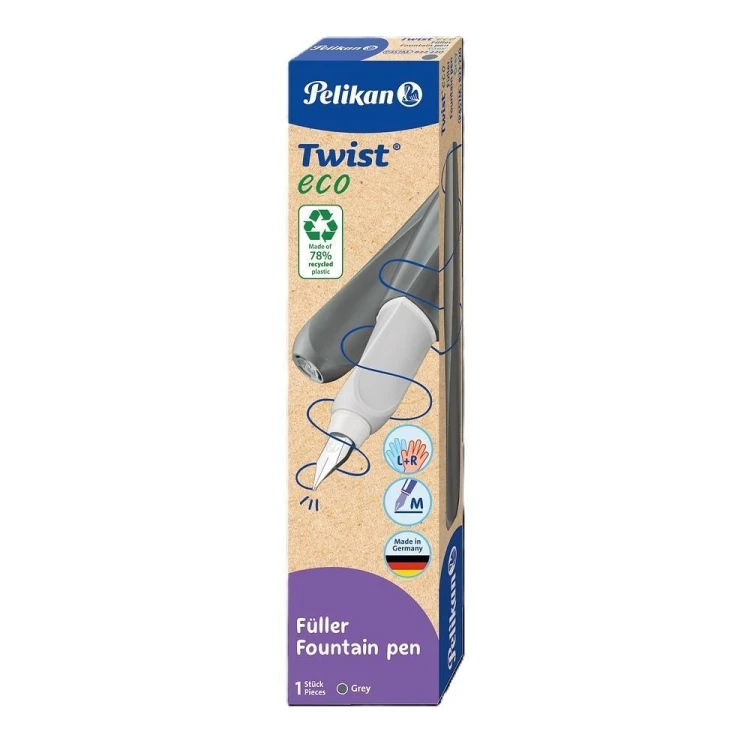 Pióro wieczne Twist Eco M szare, PELIKAN