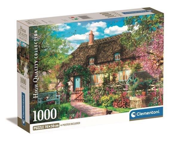 Puzzle 1000 Compact The old cottage, Clementoni