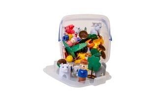 Zwierzątka w wiaderku 50el, Viking Toys