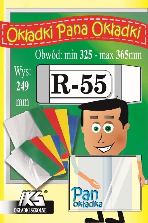 Okładka książkowa regulowana R55 (25szt) IKS, IKS