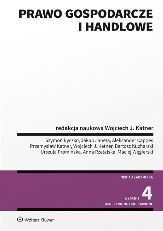 Prawo gospodarcze i handlowe w.4