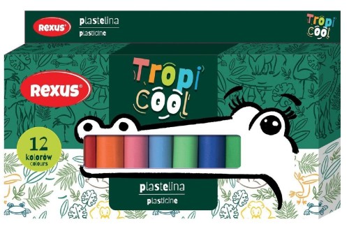 Plastelina 12 kolorów Tropicool, Beniamin