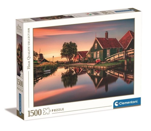 Puzzle 1500 HQ Zaanse Schans, Clementoni