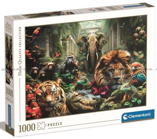 Puzzle 1000 HQ Mystic Jungle, Clementoni