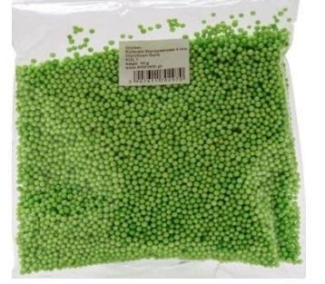 Styropianowe kulki 4mm zielone 100g, Brewis