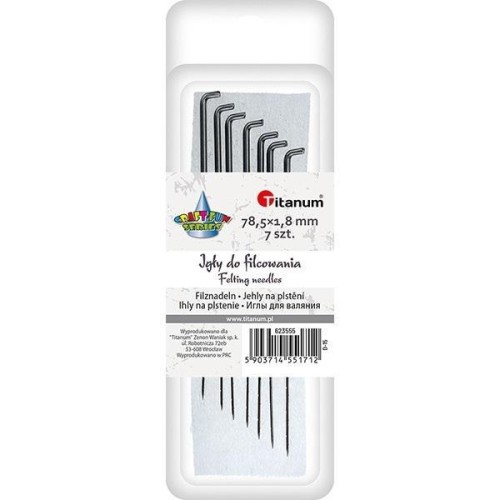 Igły do filcowania na sucho 78,5x1,8mm 7szt