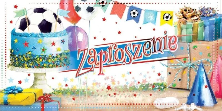 Zaproszenie Dziecięce Z161 (5szt)