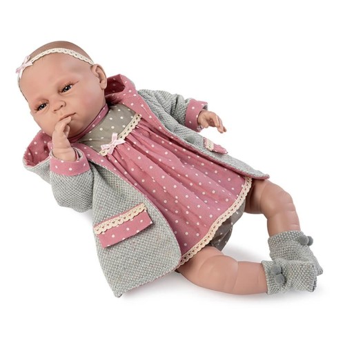 Lalka bobas hiszpańska Valeria płacze, mówi 45cm
