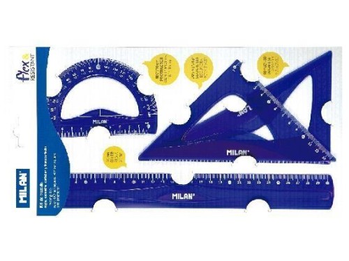 Zestaw Linijek 4 sztuki MILAN, MILAN