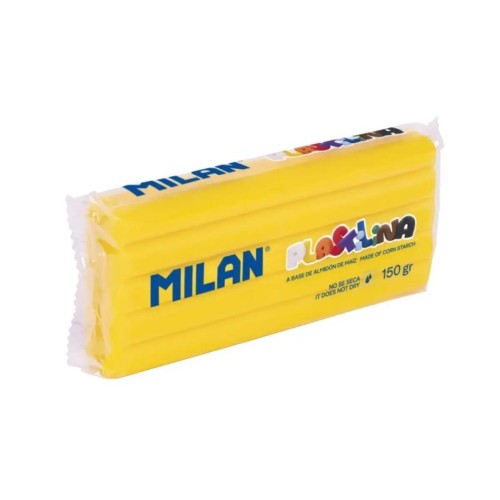 PLASTELINA 150gr żółta, MILAN