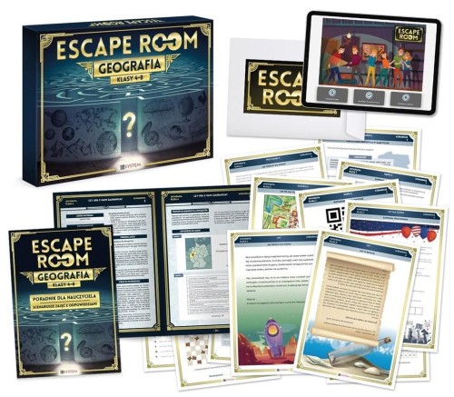 Gra escape room. Geografia, praca zbiorowa