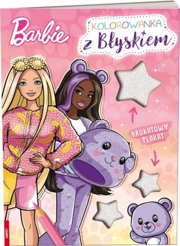 Barbie. Kolorowanka z błyskiem, praca zbiorowa
