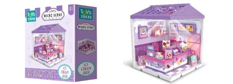 Mini Ice Cream Shop DIY STnux, STnux