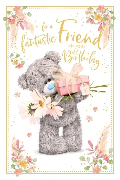 Karnet Urodziny For a fantastic friend