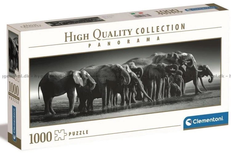 Puzzle 1000 Panorama HQ Herd of Giants, Clementoni