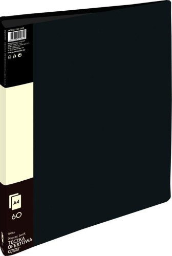Teczka ofertowa 60 koszulek czarna GRAND, Grand