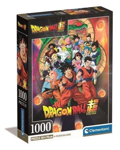 Puzzle 1000 Compact Anime Dragon ball, Clementoni
