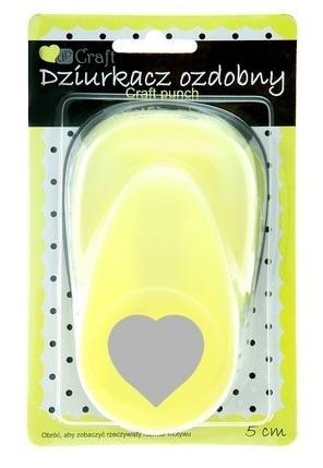 Dziurkacz ozdobny 5cm serce, Dalprint
