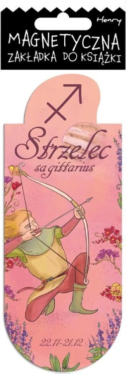 Zakładka magnetyczna owal Strzelec, Henry
