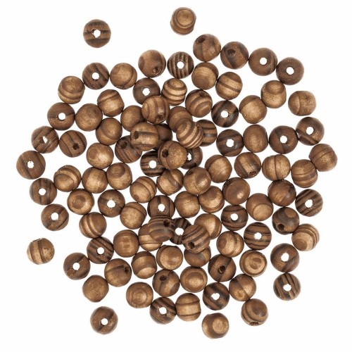 Koraliki drewniane sosnowe 10mm 100szt, Dalprint