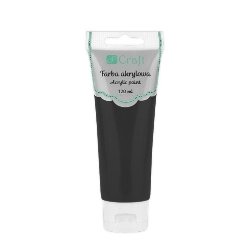 Farba akrylowa lamp black 120ml, Dalprint