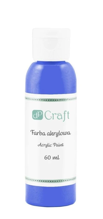 Farba akrylowa ciemnoniebieska 60ml, Dalprint