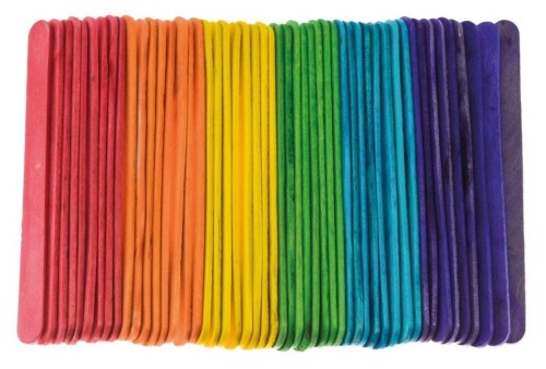 Patyczki kreatywne Jumbo 11,4cm 50szt, Brewis