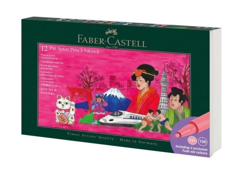 Pisaki artystyczne Tokio 12kol FABER CASTELL