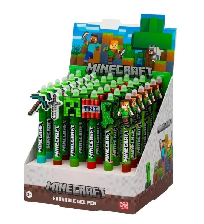 Długopis wymazywalny Minectaft 0,5mm (36szt) ASTRA