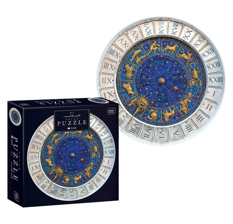 Puzzle 500 Round Around the World 1, INTERDRUK