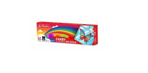 Farby do malowania na szkle/witraży 12 kol. x 20ml