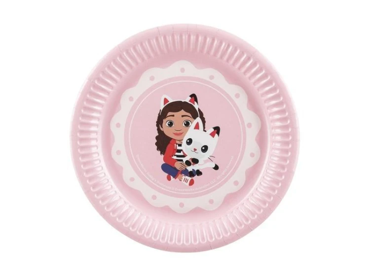 Talerzyki Koci Domek Gabi 18cm 6szt