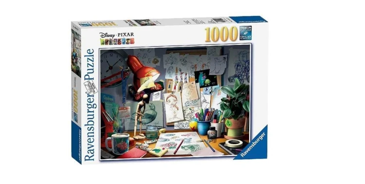 Puzzle 1000 Artystyczne biurko, Ravensburger