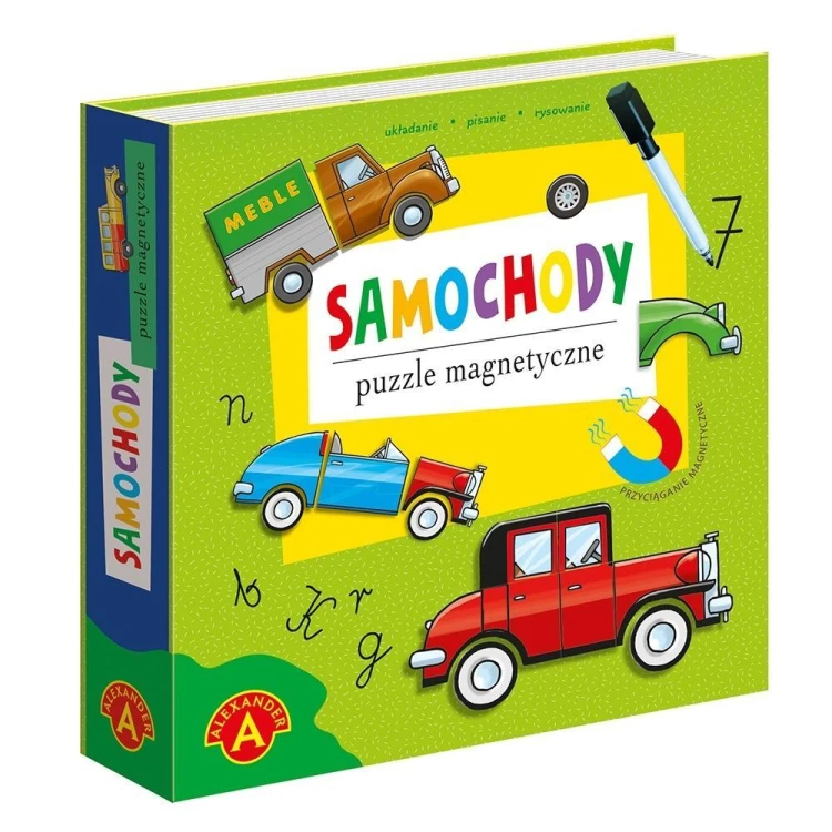 Puzzle magnetyczne - Samochody ALEX, Alexander
