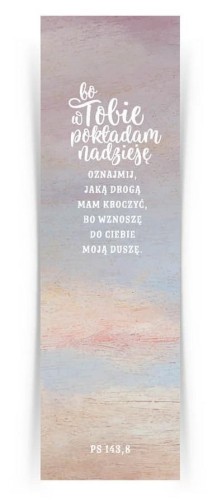 Zakładka duża - Bo w Tobie pokładam, Szaron