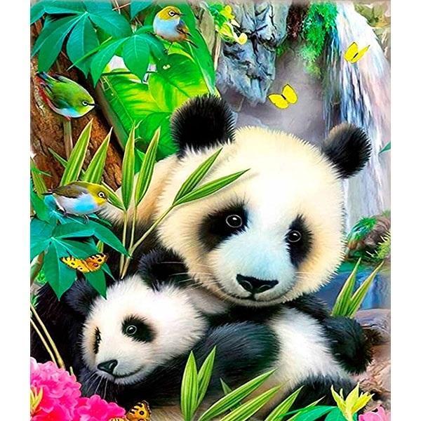 Mozaika diamentowa 5D - Panda 40x30cm, Titanum