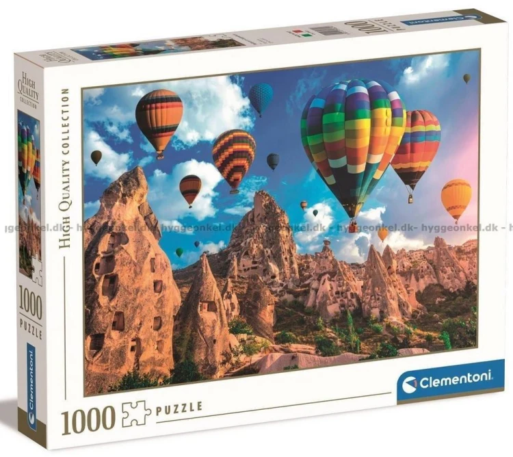 Puzzle 1000 HQ Balloons in Cappadocia, Clementoni