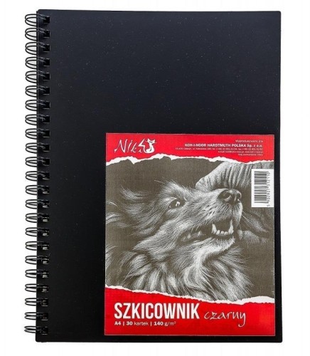 Szkicownik A4/30K 140g czarny, Koh-I-Noor