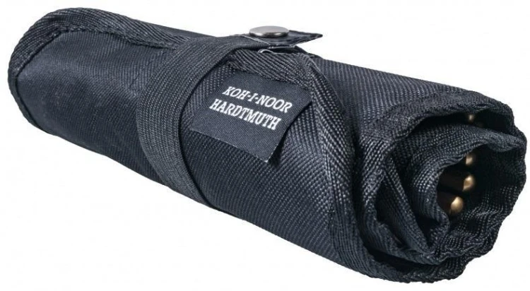 Etui czarne na kredki 36szt, Koh-I-Noor