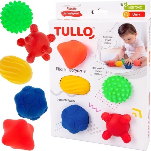 Piłki sensoryczne 5szt, Tullo