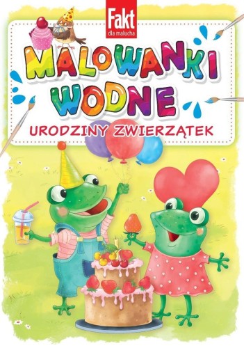 Urodziny zwierzątek. Malowanki wodne