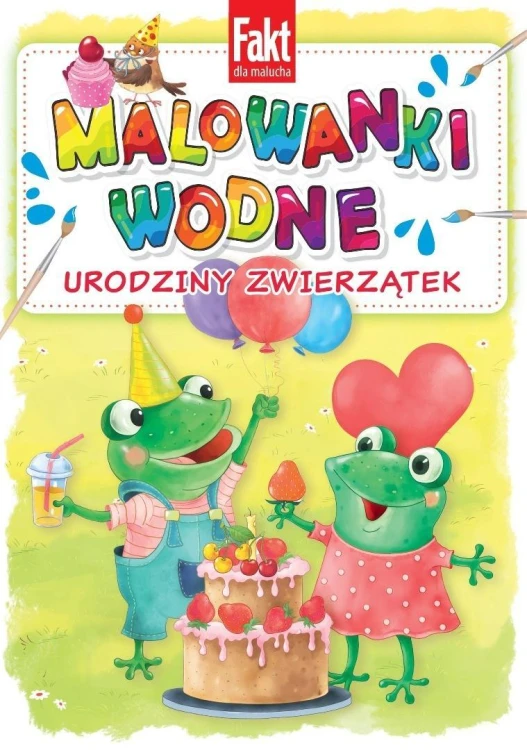Urodziny zwierzątek. Malowanki wodne