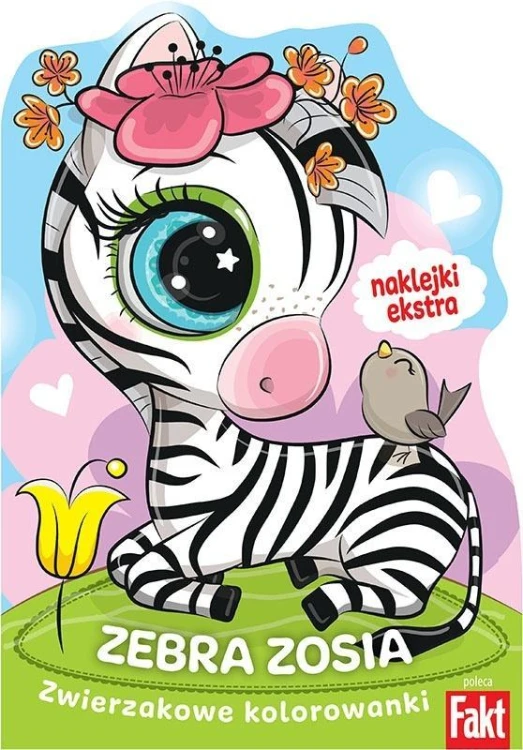 Zebra Zosia naklejki ekstra, praca zbiorowa