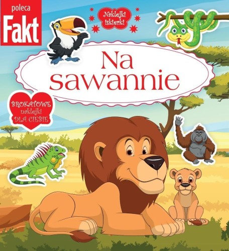 Na sawannie. Brokatowe naklejki dla ciebie