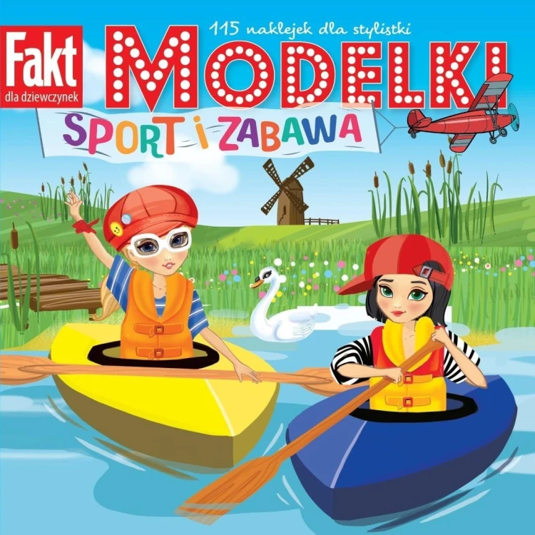 Modelki. Sport i zabawa. 115 naklejek dla stylistk