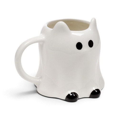 Kubek ceramiczny w kształcie ducha kota, Puckator