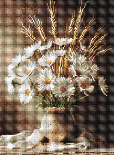 Diamentowa mozaika - Płatki wieczornych 30x40cm